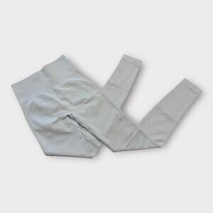 Womens Leggings‎ Size Small Light Gray Ruched Butt Lifting